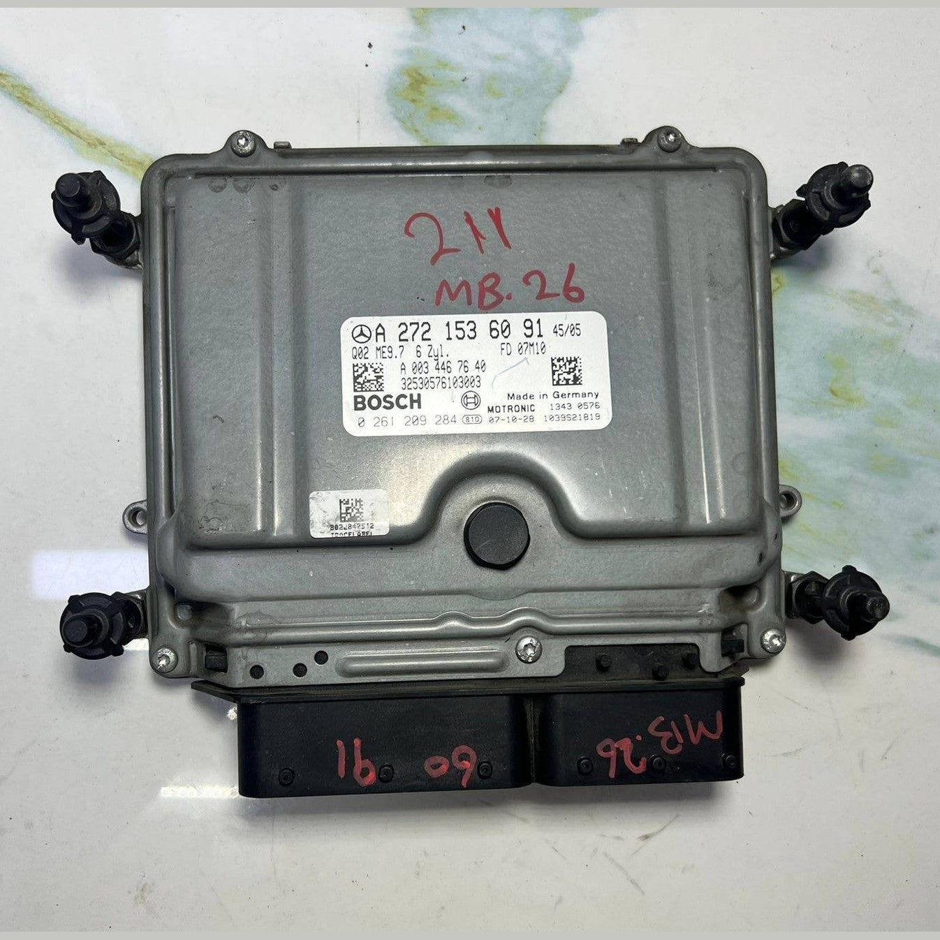 2006-2009 Mercedes-Benz E350 Engine Control Module A2721536091 ML350 CLK350