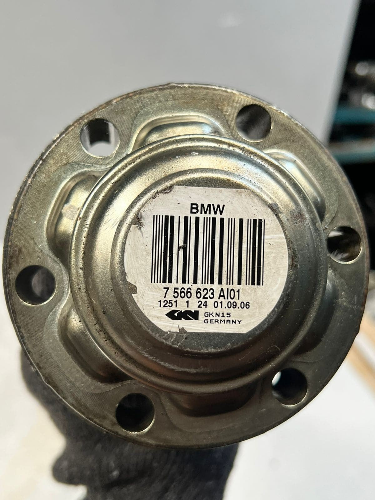 2007-11 BMW 335i 3' E90 E91 E92 E93 330I Rear DRIVE Axle Shaft LEFT 7566623 OEM