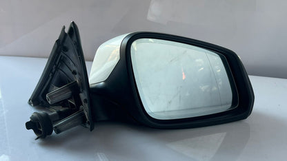 2009-2012 BMW 740i Door Mirror WHITE RHD RIGHT SIDE 021016 OEM