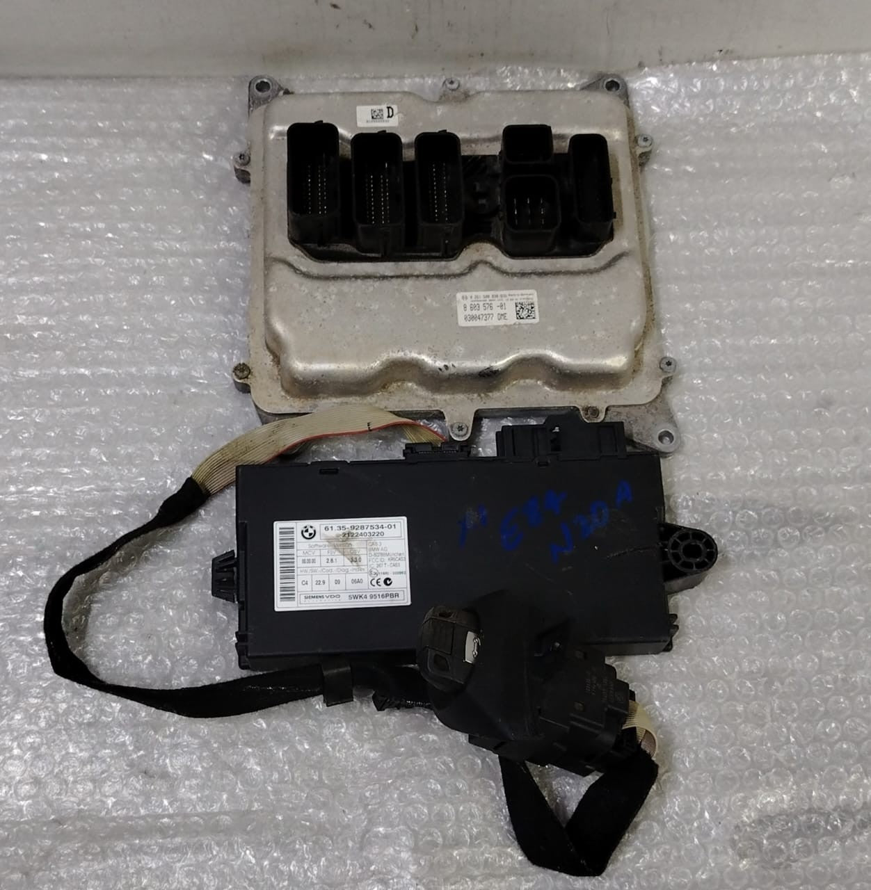 OEM BMW X1 E84 2009-15 N20 ENGINE CONTROL UNIT ECU KIT DME 8603576 BOSCH