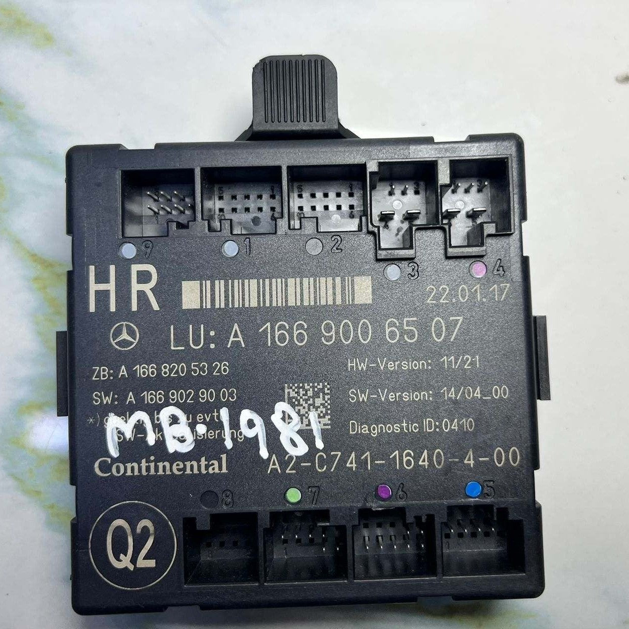 Mercedes Benz W166 ML GL GLE Door Control Module A1669006507 /GLS X166