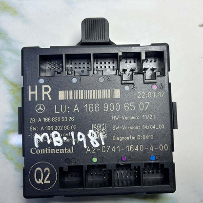 Mercedes Benz W166 ML GL GLE Door Control Module A1669006507 /GLS X166