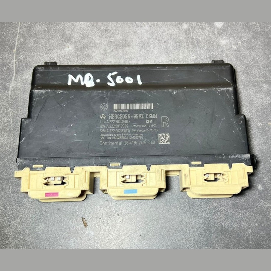 14-18 Mercedes-Benz W222 S-Class Rear Right Seat Control Module A222 9003904 OEM