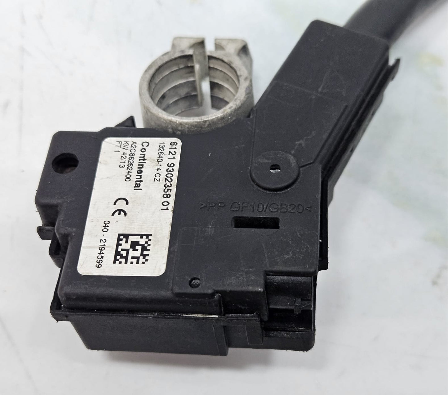 BMW 5, 6, 7 Series, X3, X4 Negative Battery Cable With Sensor 9302358 OEM