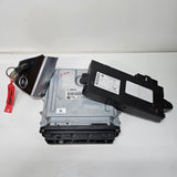 8510838-2010 BMW X5 3.0D E70 Engine Control Unit ECU DDE Key Set
