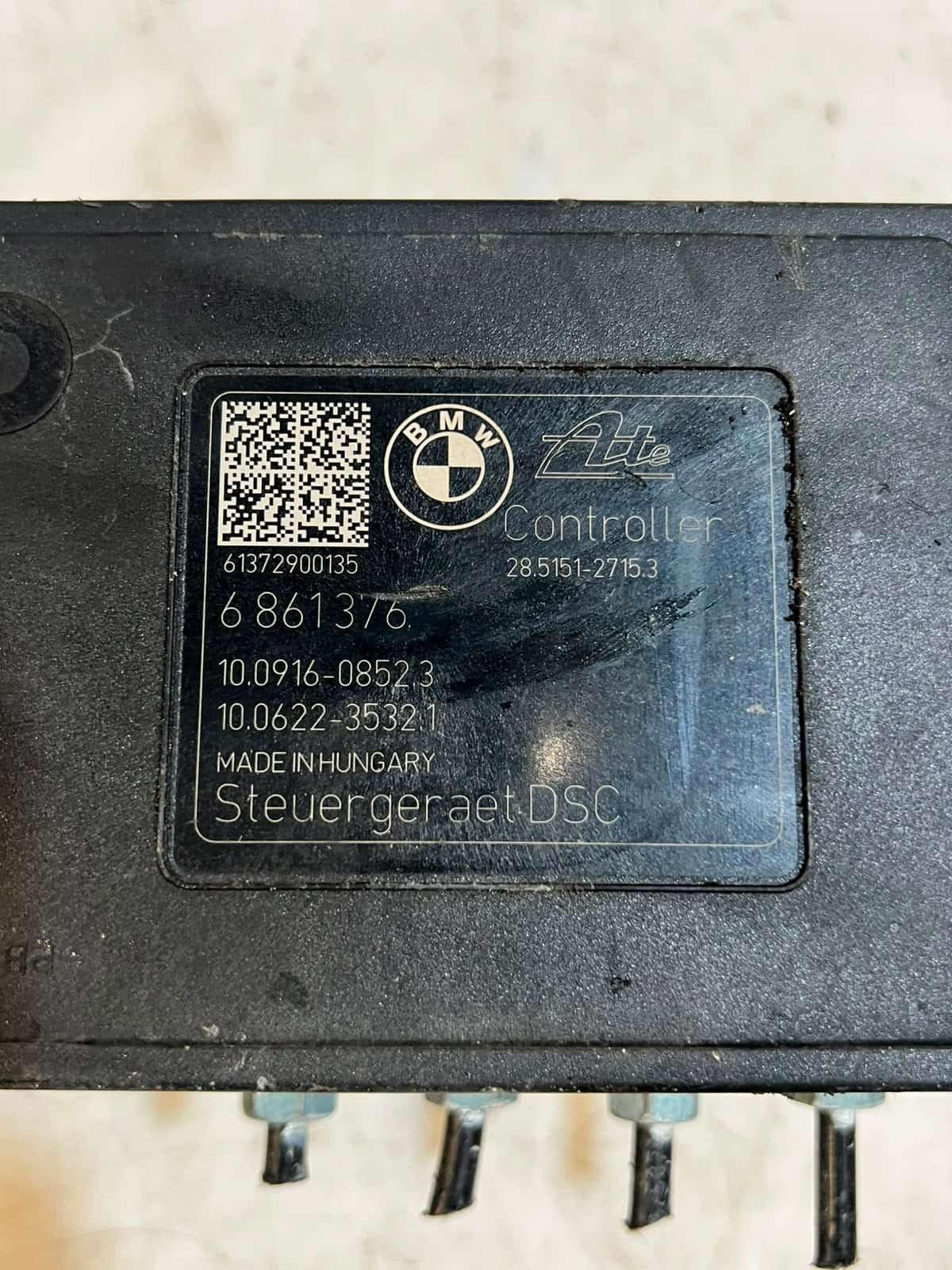 2014 BMW 3 Series F20 F30 F31 328i ABS Pump Module 6858953 OEM
