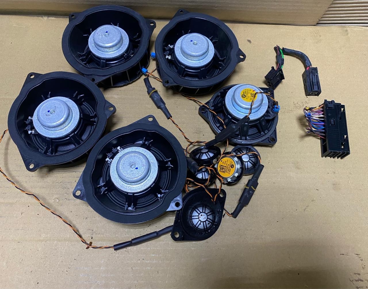 2012-2018 BMW X5 F15 HARMAN KARDAN SOUND SYSTEM FULL SETS HEAD UNIT AMPLI SUBWFR