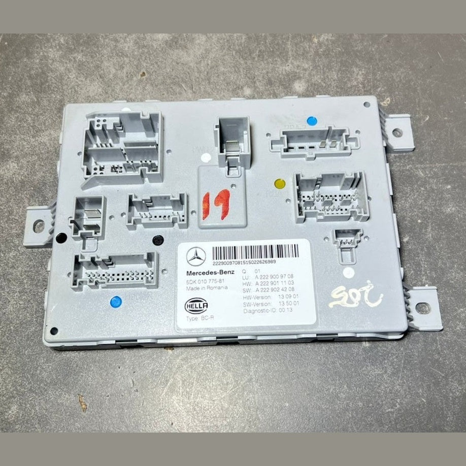 14-20 Mercedes W205 Rear Trunk SAM Body Control Module Unit A222 90097 ...