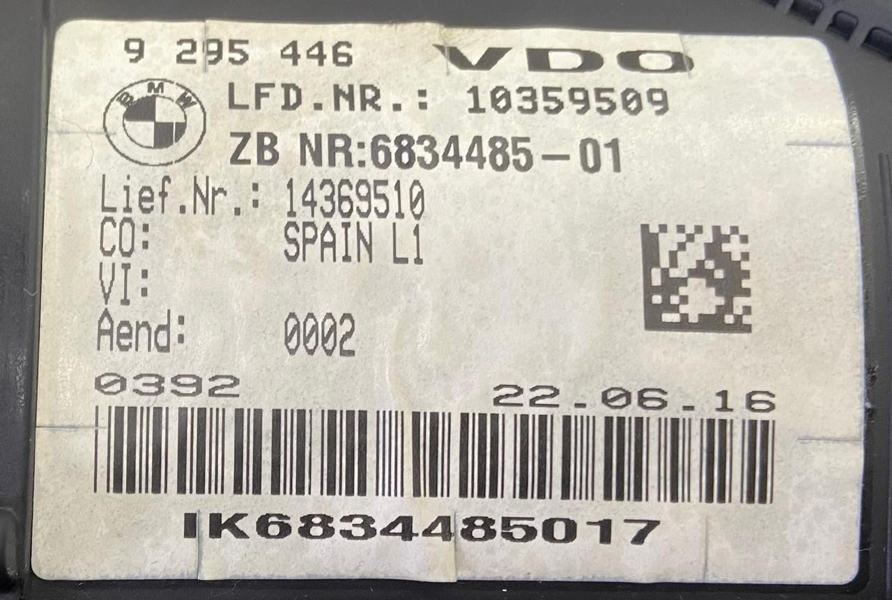 OEM BMW 2 F46 F48 Speedometer Instrument Cluster 6834485