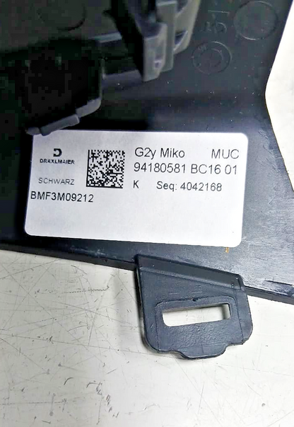 17-25 BMW G20,G21 REAR CENTER CONSOLE HVAC CONTROL SWITCH AIR VENT TRIM OEM