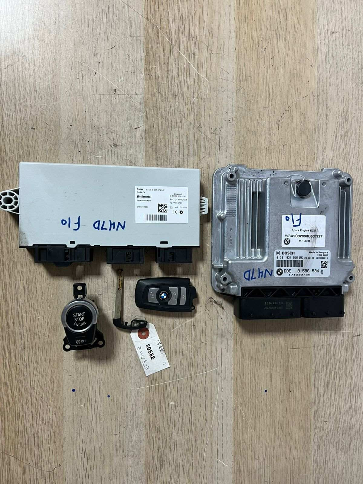 2014-2017 BMW F10 520D Engine Control Unit 8586534 520d xDrive and X3 F25 diesel