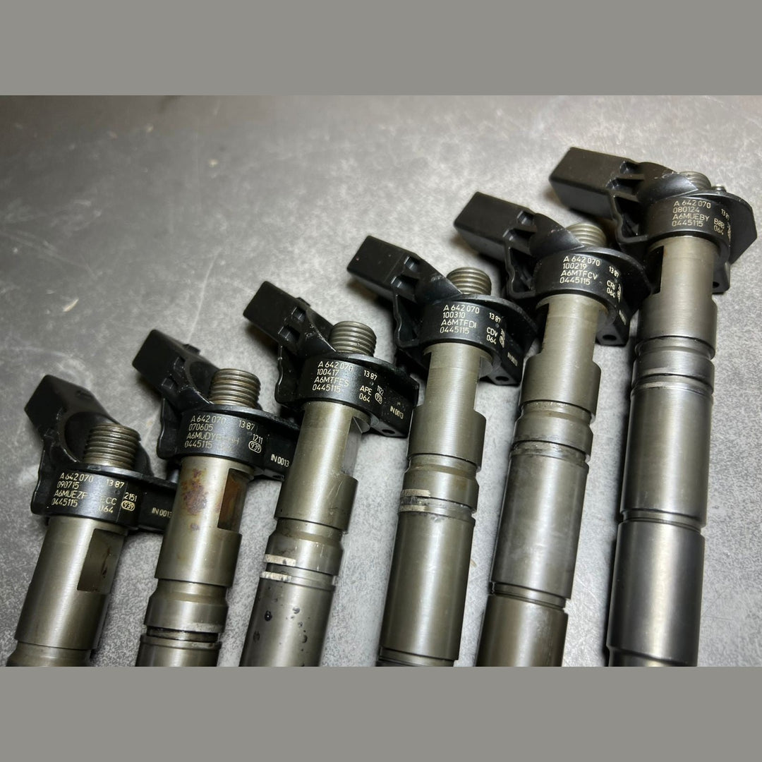Genuine Mercedes OM642 A642 0701387 Fuel Injector Sprinter Oem Diesel 6Pcs Set