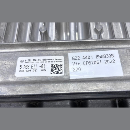 BMW G22 440i B58B30B Vin CF67061  20/09/2022 ENGINE CONTROL UNIT ECU - 5A23E11