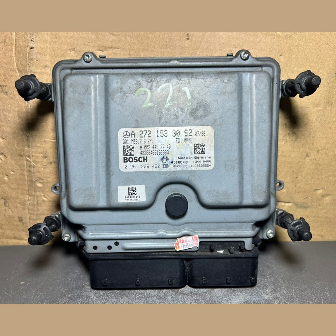 07-12 Mercedes W221 S-Class Engine Control Module Unit ECM ECU A272 1533092 OEM