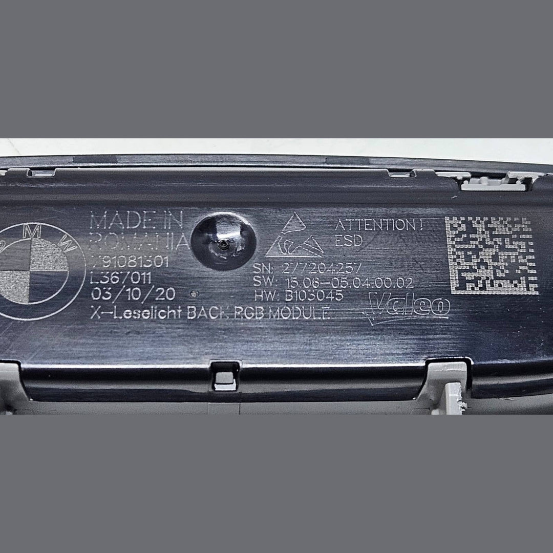 2020 BMW X1 Interior Reading Light Led Rear Centre 7910813