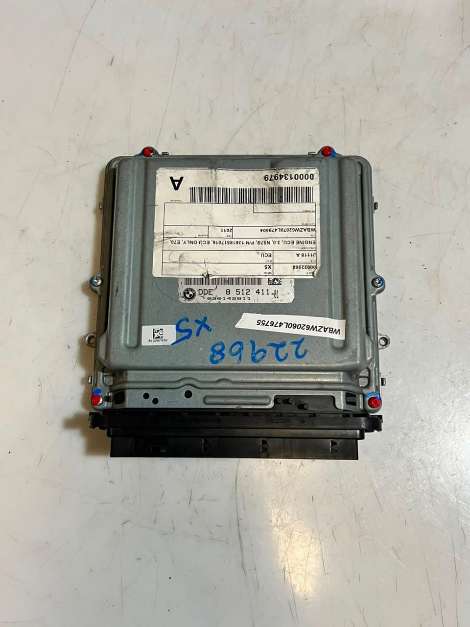 2010 BMW X5 E70 LCI N57S 40dX Engine Control Unit ECU SET DDE+CAS3+1KEY 8512411