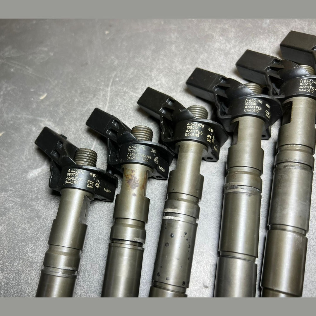 Genuine Mercedes OM642 A642 0701387 Fuel Injector Sprinter Oem Diesel 6Pcs Set