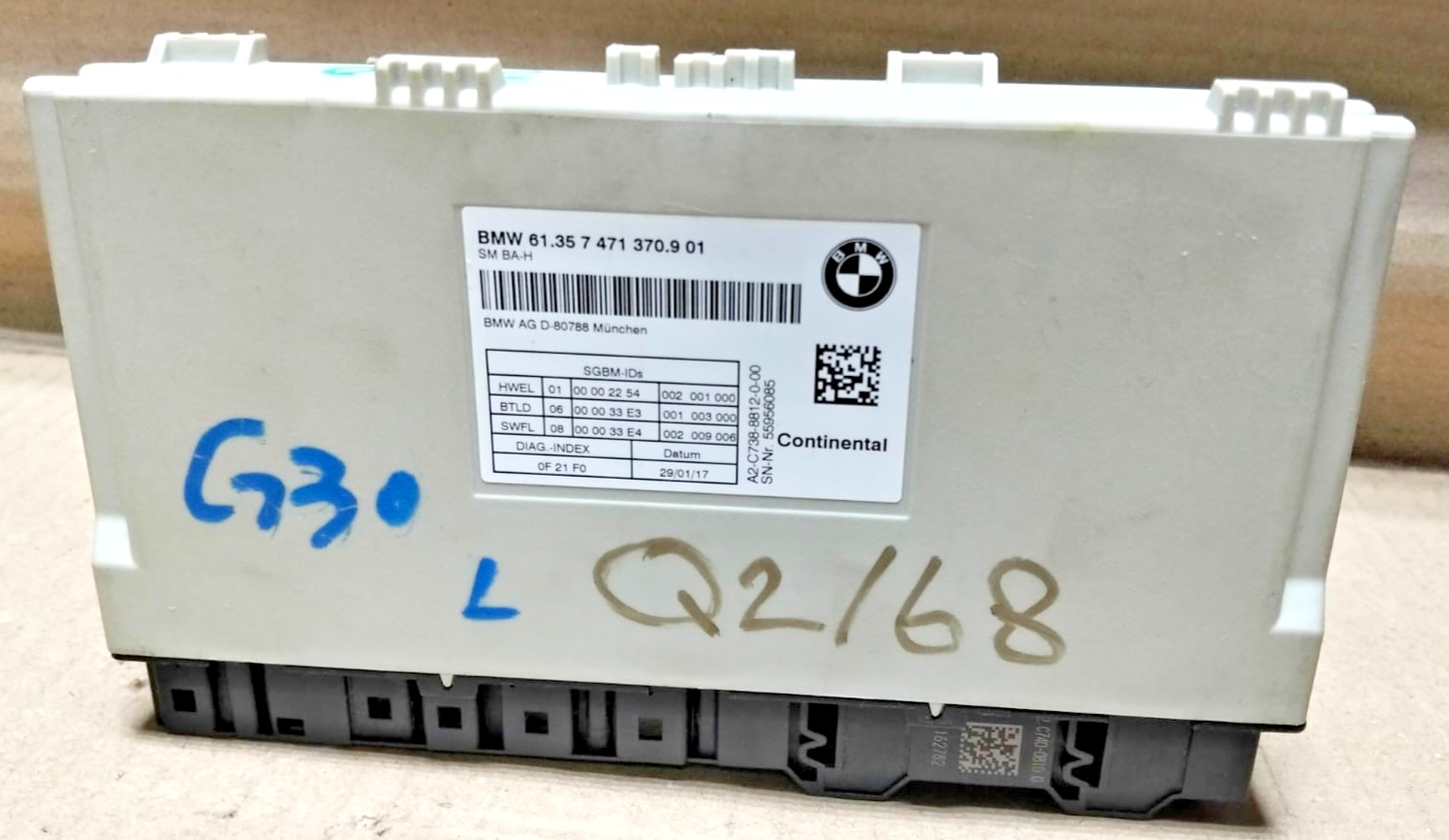 OEM Front Memory Seat Control Module BMW G12 740e 740i 750i B7 M760i 7471370