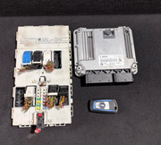 BMW 320d DIESEL N47N F30 F32 F34 F36 2013 ENGINE CONTROL DDE ECU SET -8573259