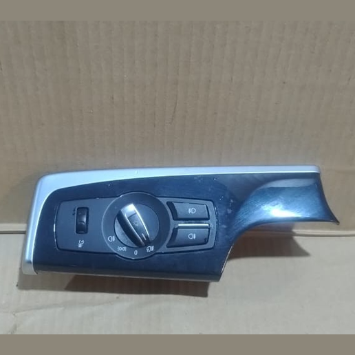 BMW F10 F11 HEADLIGHT SWITCH TRIM PANEL I-PANEL BLACK GLOSS 9166928