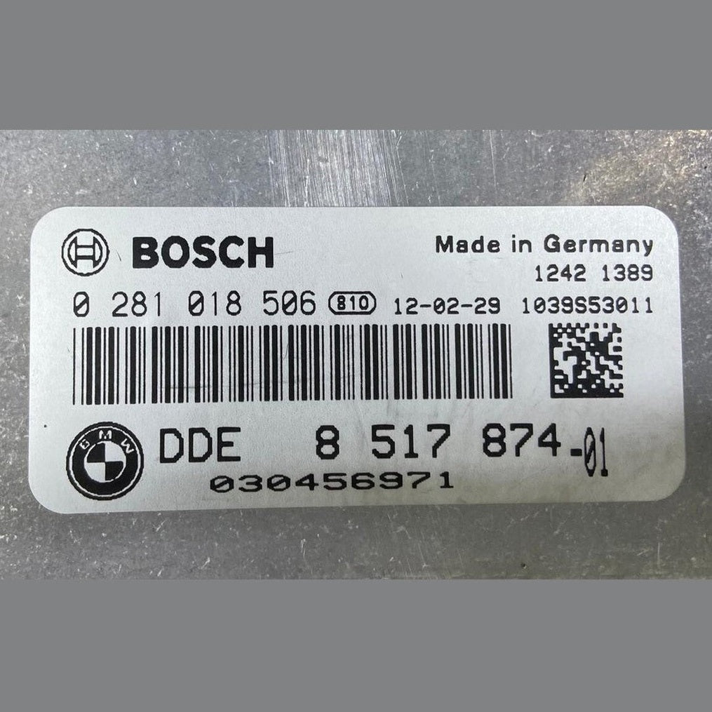 OEM BMW F30 N47N Engine Control Unit ECU SET DDE 8517874 FEM+KEY