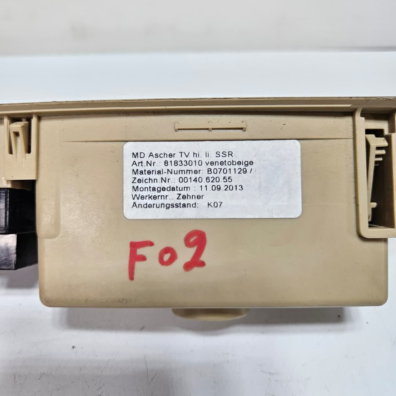 2010-2019 BMW 7 Series F01 F02 F03 F04 740i Rear Window Lifter Switch 9204862