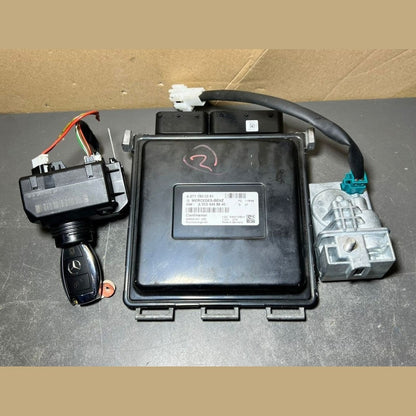10-14 Mercedes-Benz W204 ECU Modulo Controllo Motore Interruttore Chiave...