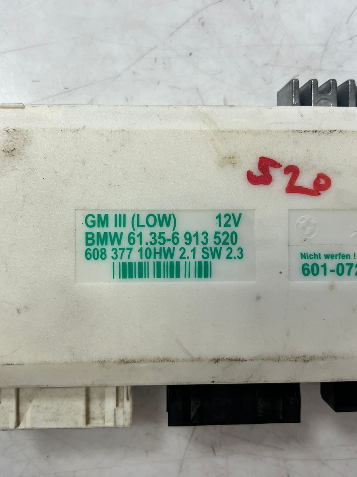 BMW GM III LOW 5 Series E39 E38 General CONTROL Module 6913520 OEM