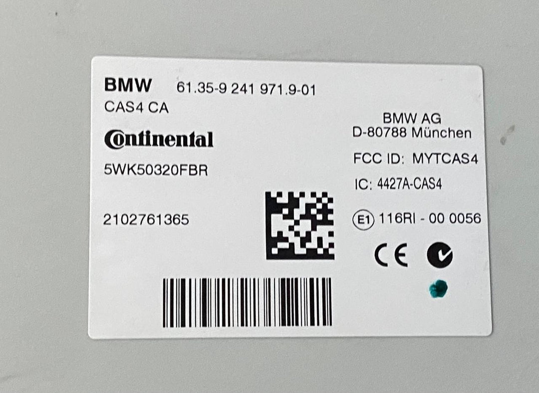 OEM BMW F10 N63 ENGINE CONTROL UNIT DME MSD85 ECU SET 7613202