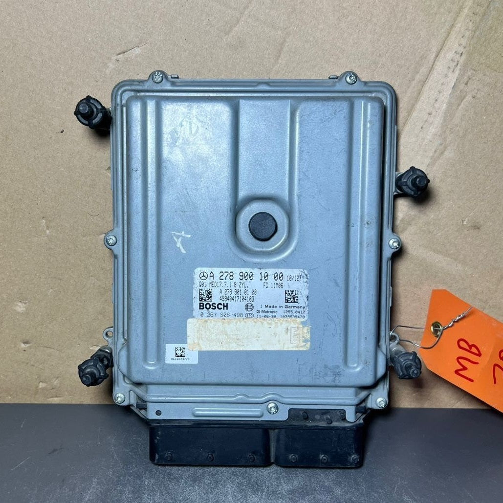 07-12 Mercedes W221 S-Class Engine Control Module Unit ECM ECU A278 9001000 OEM
