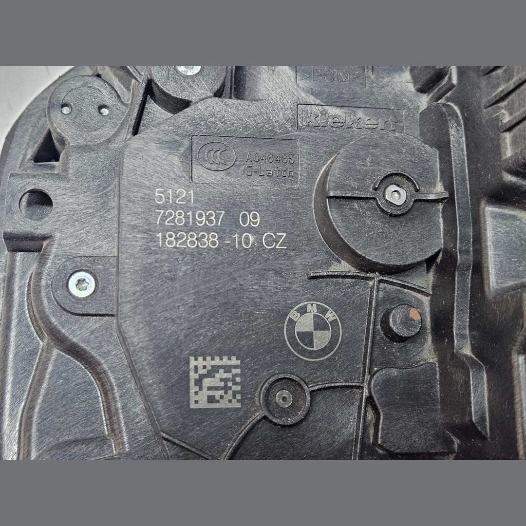 BMW X1 2018 F48 NSF PASSENGER SIDE FRONT DOOR LOCK MECHANISM 7281937