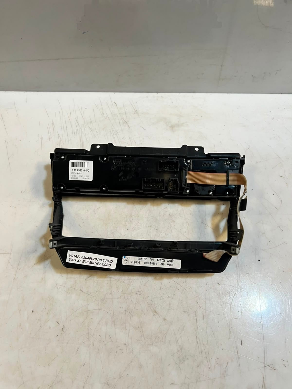 2007-2013 BMW X5 E70 and X6 E71 Air Conditioning Climate Control Unit 9193965 