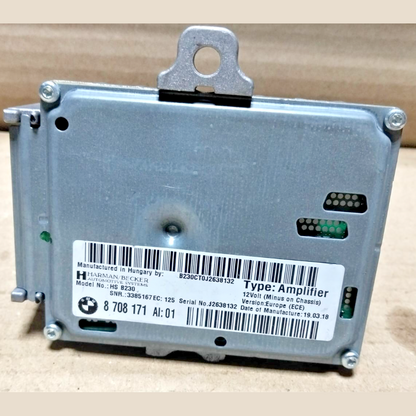 AMPLIFIER BMW 5 G30 G31 G38 Other control units/modules HARMAN/BECKER 8708171