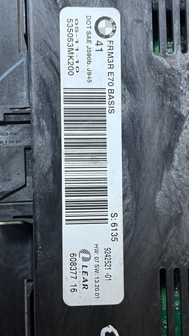 BMW Body Control Module 9242521 BMW E70 X5 and E71 X6