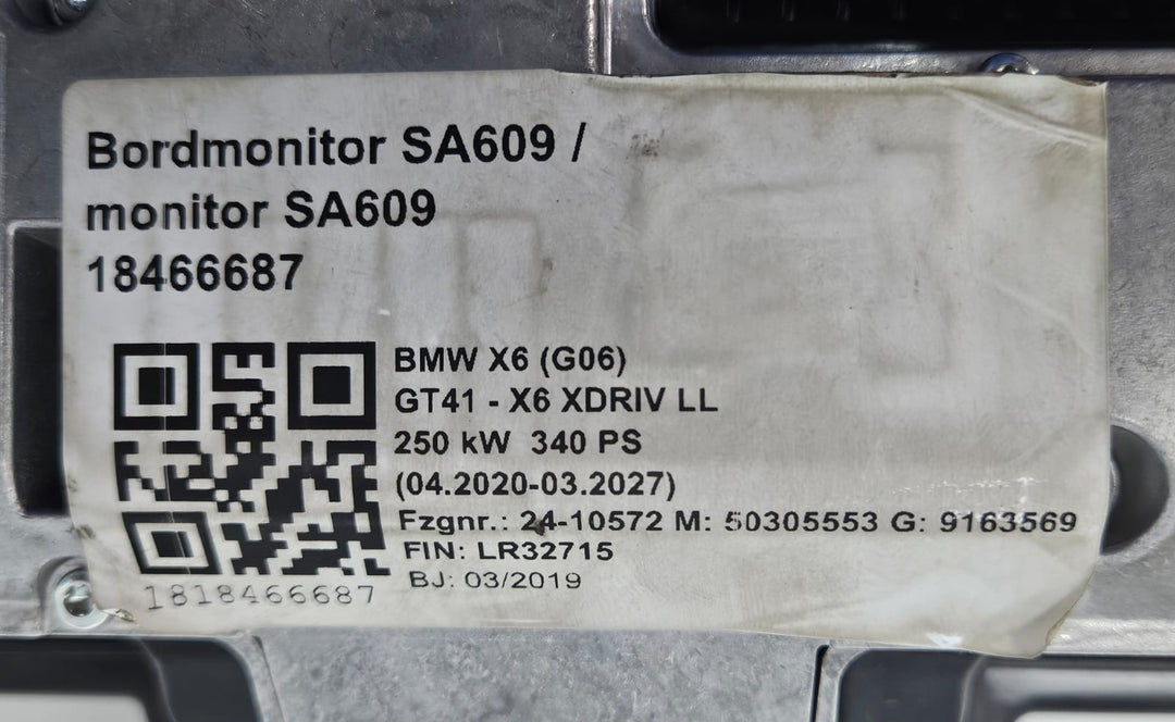 9437306-2016-2022 BMW 740i G20 G30 Instrument Cluster Speedometer OEM