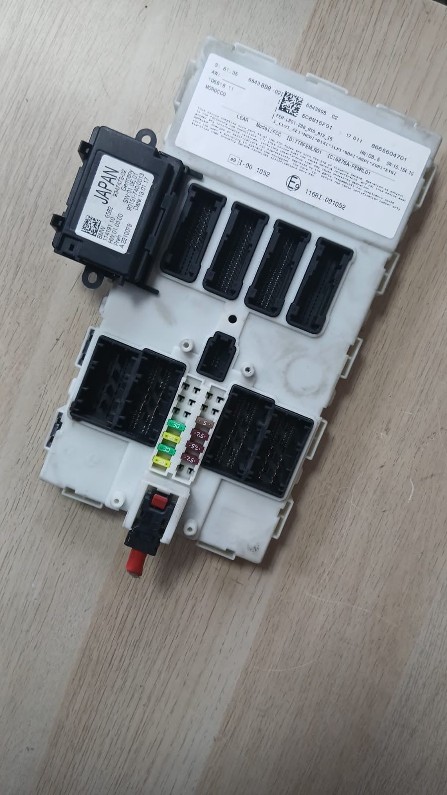 BMW 3 Series F30 F35 F31 2012-2018 Body Control Module 6843898 LIQ23756