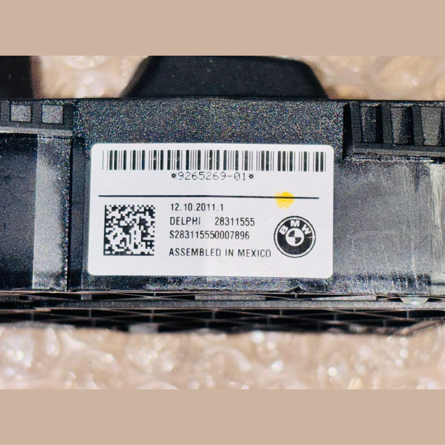 BMW 5 GRAN TURISMO F07 FRONT LEFT SEAT SWITCH ADJUSTING GENUINE PART - 9265269