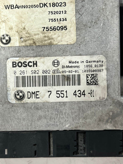 2004-2006 BMW 760i 7 Series E65 E66 E67 Engine Control Unit Module 7551434 OEM