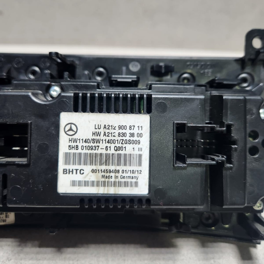 Mercedes Climate Control Panel A2129008711 E-Class W212 and E Coupe W207
