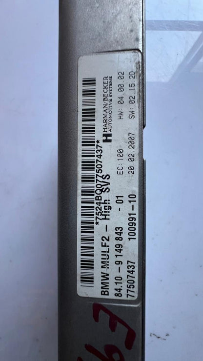 2008 BMW 5series 550i Bluetooth Module 9149843 E60 E90 E92 E70