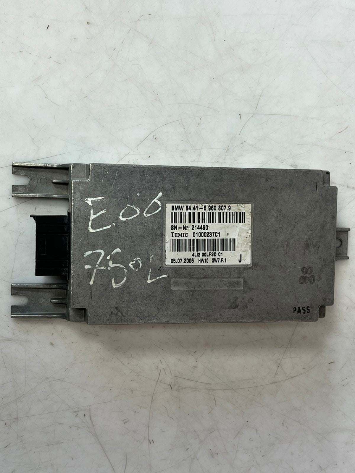 1996-98 BMW Z3 7' E65 E66 E67 Voice Control Input System Module 6960807 OEM