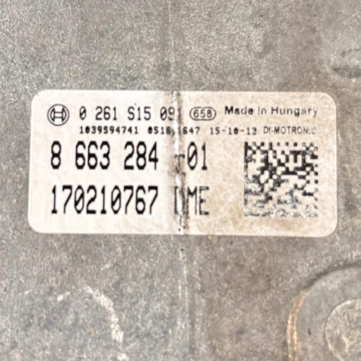 OEM BMW F20 B38 2016 ENGINE CONTROL UNIT ECU SET WITH KEY BOSCH - 8663284