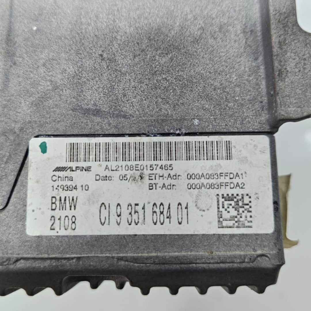 9351684-2013-2018 BMW 3 5 Series G30 X5 Audio Player Multimedia Control Unit 