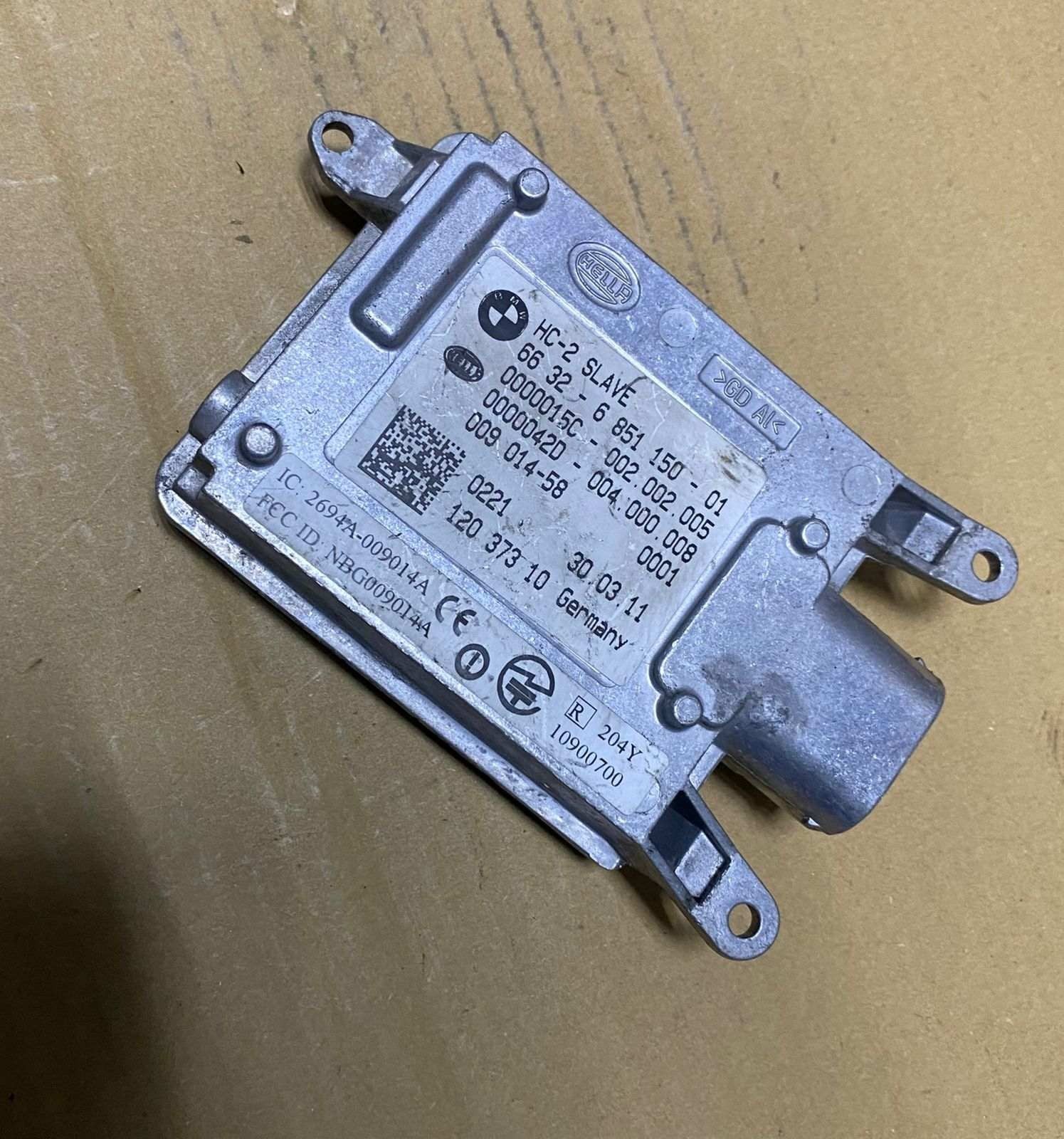 BMW Lane Change Warning Sensor 6851150 5, 6, 7 Series F01, F10, F11, F12 models.
