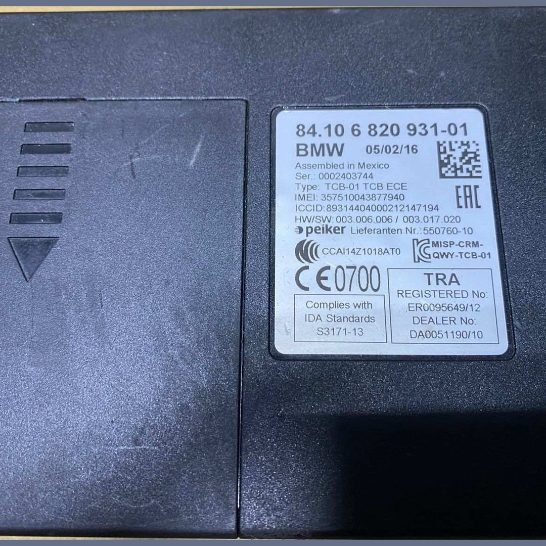 2014-2021 BMW i3 F20, X1 F48, and 2 Series F45 Telematic Control Module 6820931