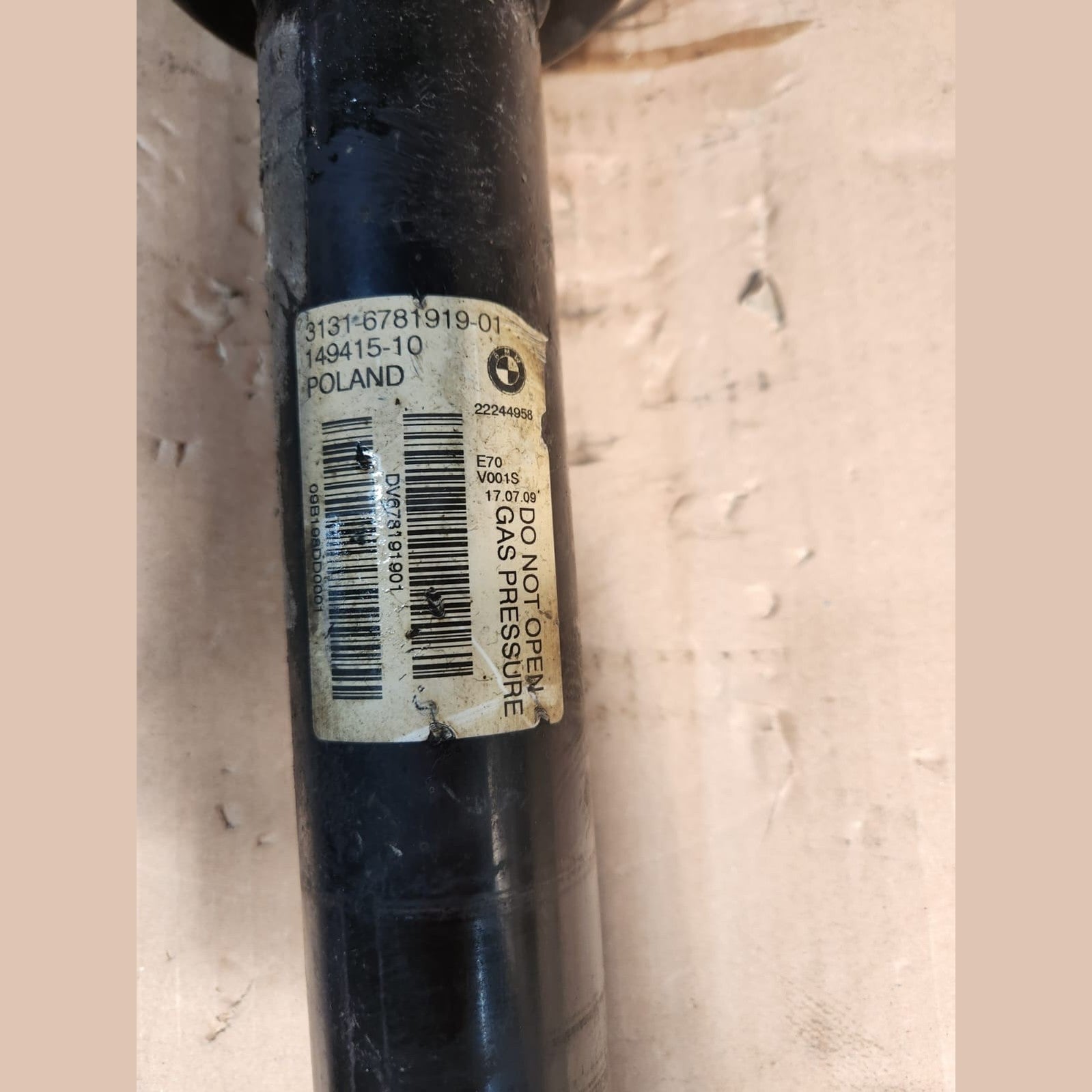 2007-2010 BMW X5 Shock Absorber 6781919 X5 E70 3.0si models