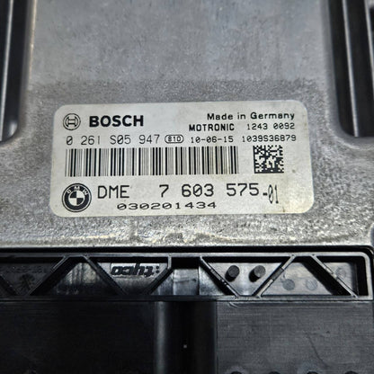 2010-2015 BMW E84 X1 N46 Engine Control Module DME ECU KEY SET 7603575