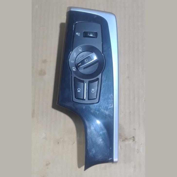 BMW F10 F11 HEADLIGHT SWITCH TRIM PANEL I-PANEL BLACK GLOSS 9166928