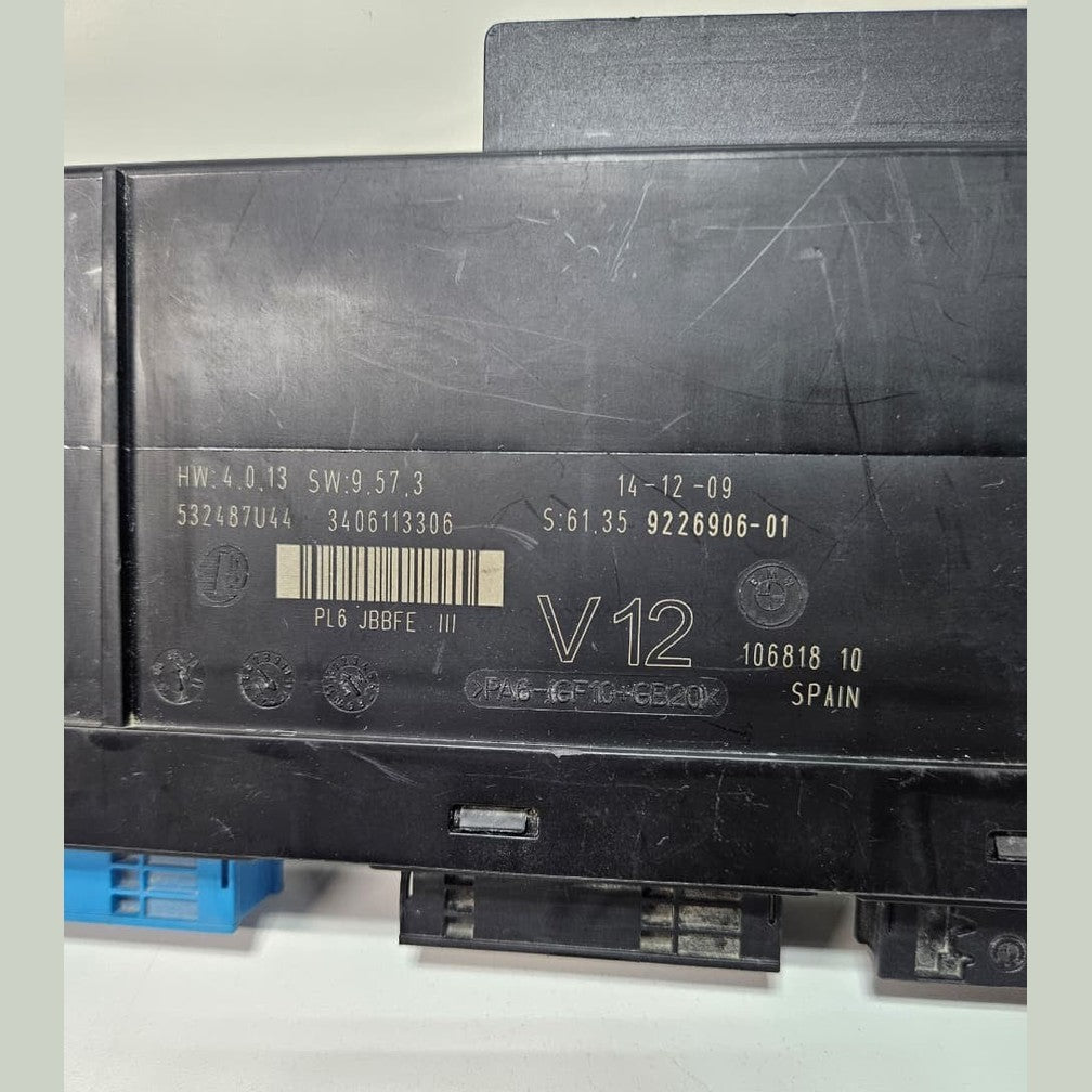 BMW 5 SERIES GT F07 BCM BODY CONTROL MODULE 9226906 2012 OEM