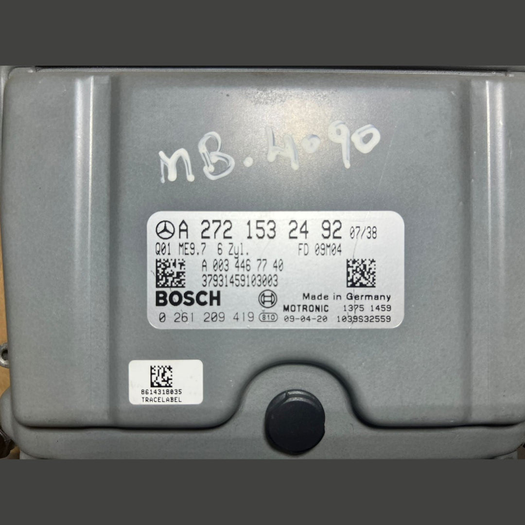 08-12 Mercedes W212 E-Class Engine Control Module Unit ECM ECU A272 1532492 OEM